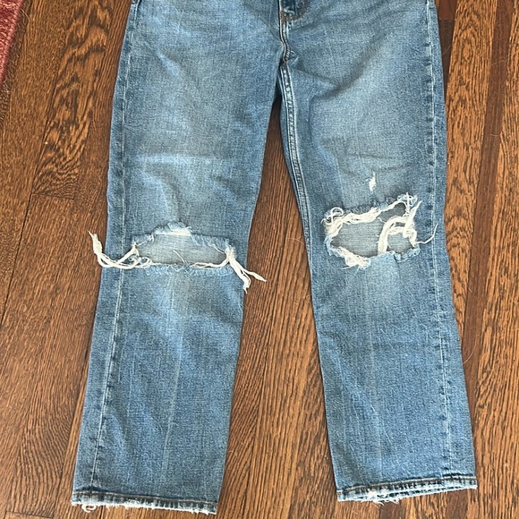 Abercrombie & Fitch the ankle straight ultra high Rise - Picture 5 of 8